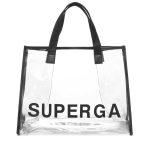 Transparent Shopping Bag Black